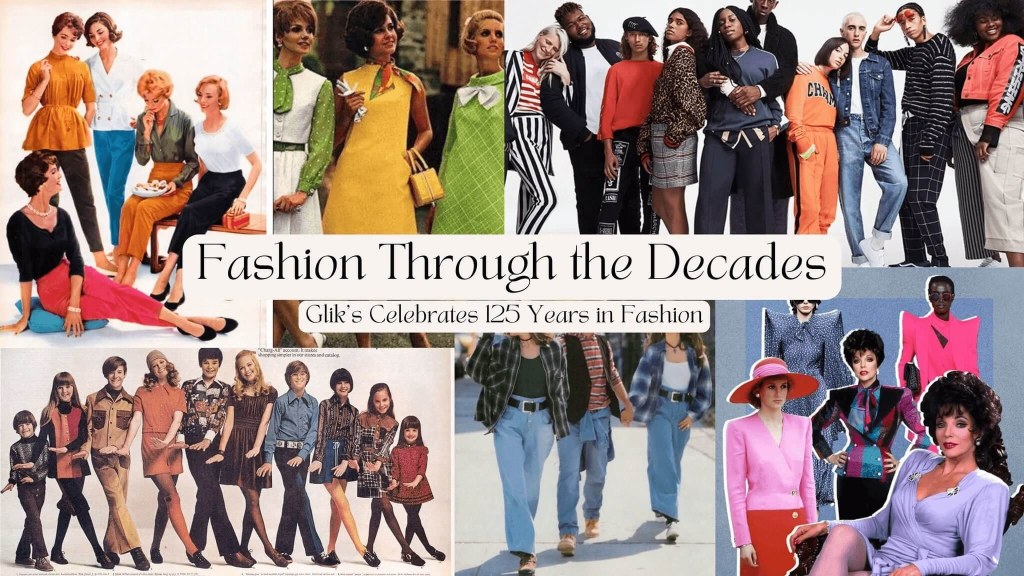 fashion through the decades glik s celebrates years