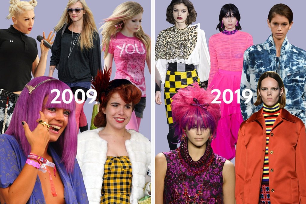 fashion trends last 10 years - Proof that fashion trends come back every decade:  vs