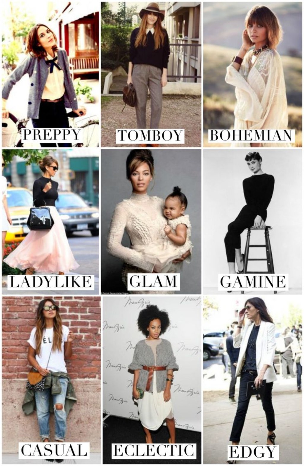 fashion style kinds - Style : How to Define Your Personal Style  Types of fashion